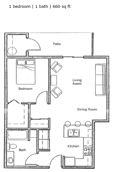 Prairie View_Floorplan 1x1